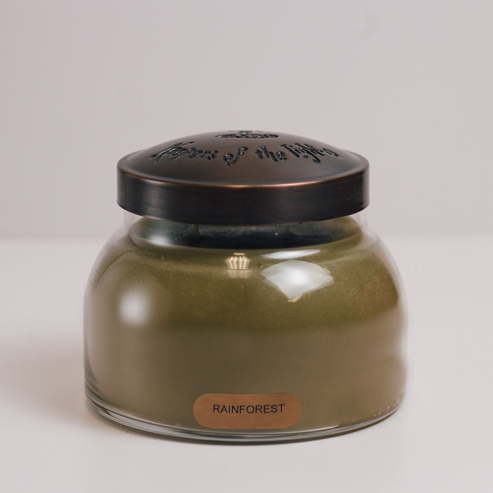 Rainforest Scented Candle - 22 oz, Double Wick, Mama Jar