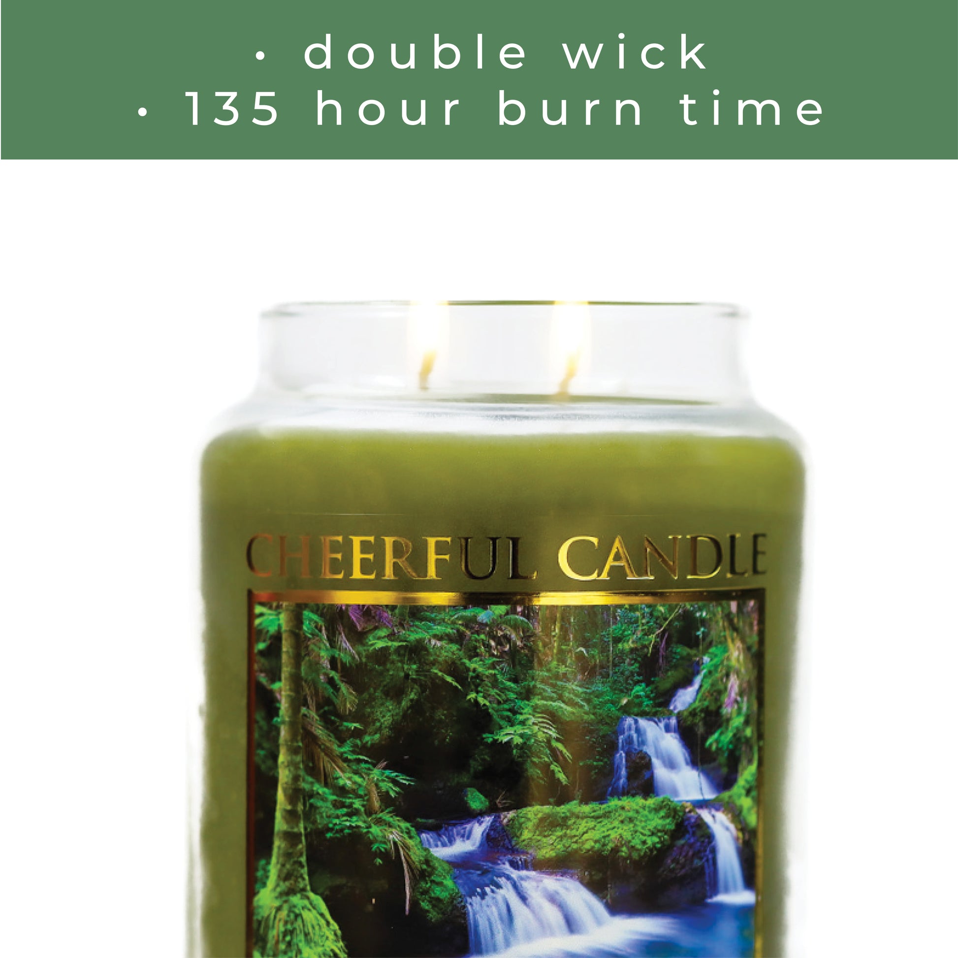Rainforest - 24 oz Cheerful Candle