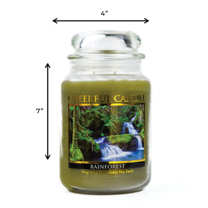 Rainforest - 24 oz Cheerful Candle