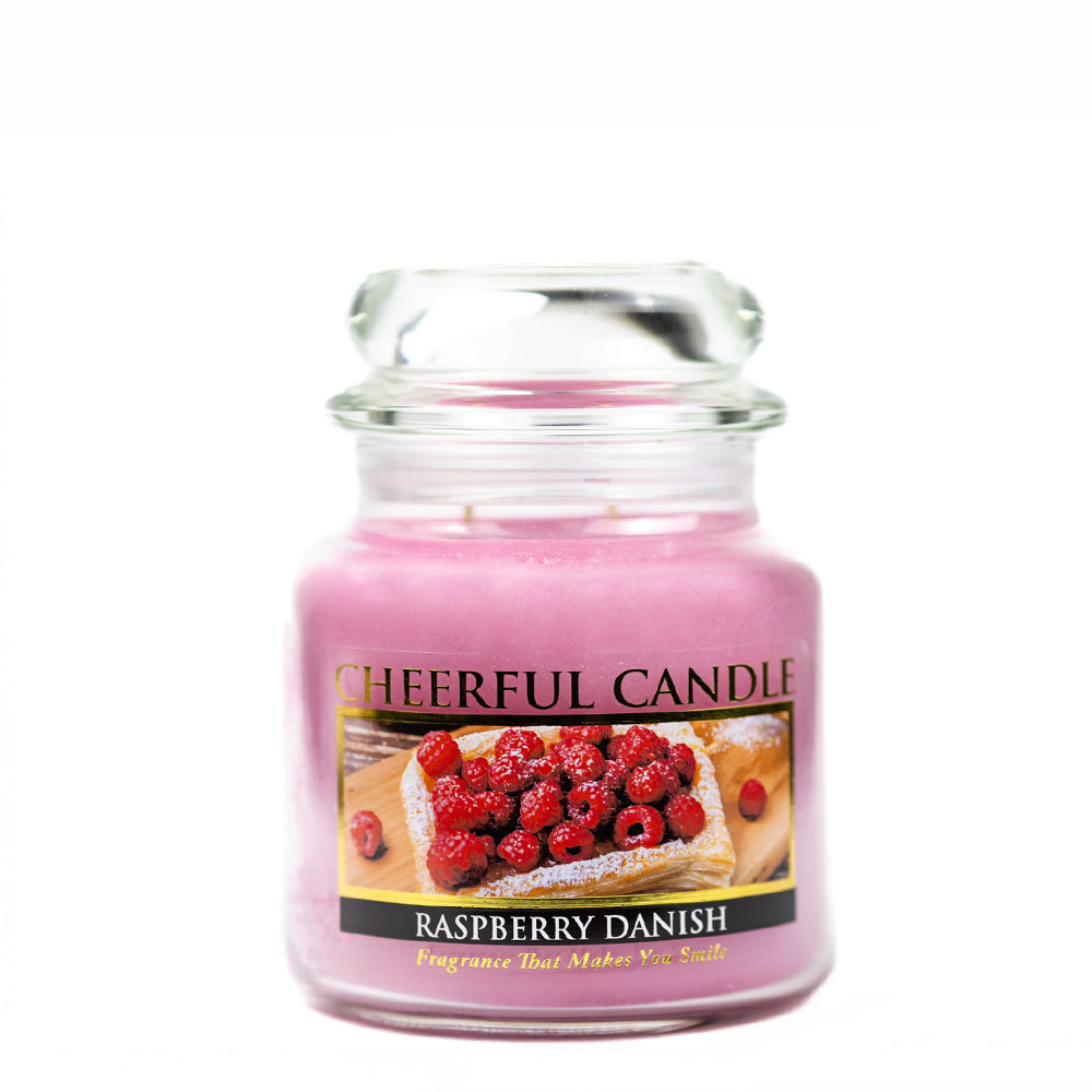 Raspberry Danish 16oz Candle | A Cheerful Giver