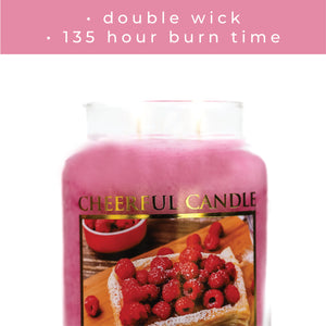 Raspberry Danish - 24 oz Cheerful Candle