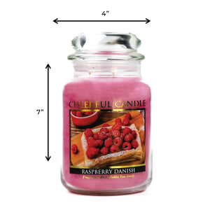 Raspberry Danish - 24 oz Cheerful Candle