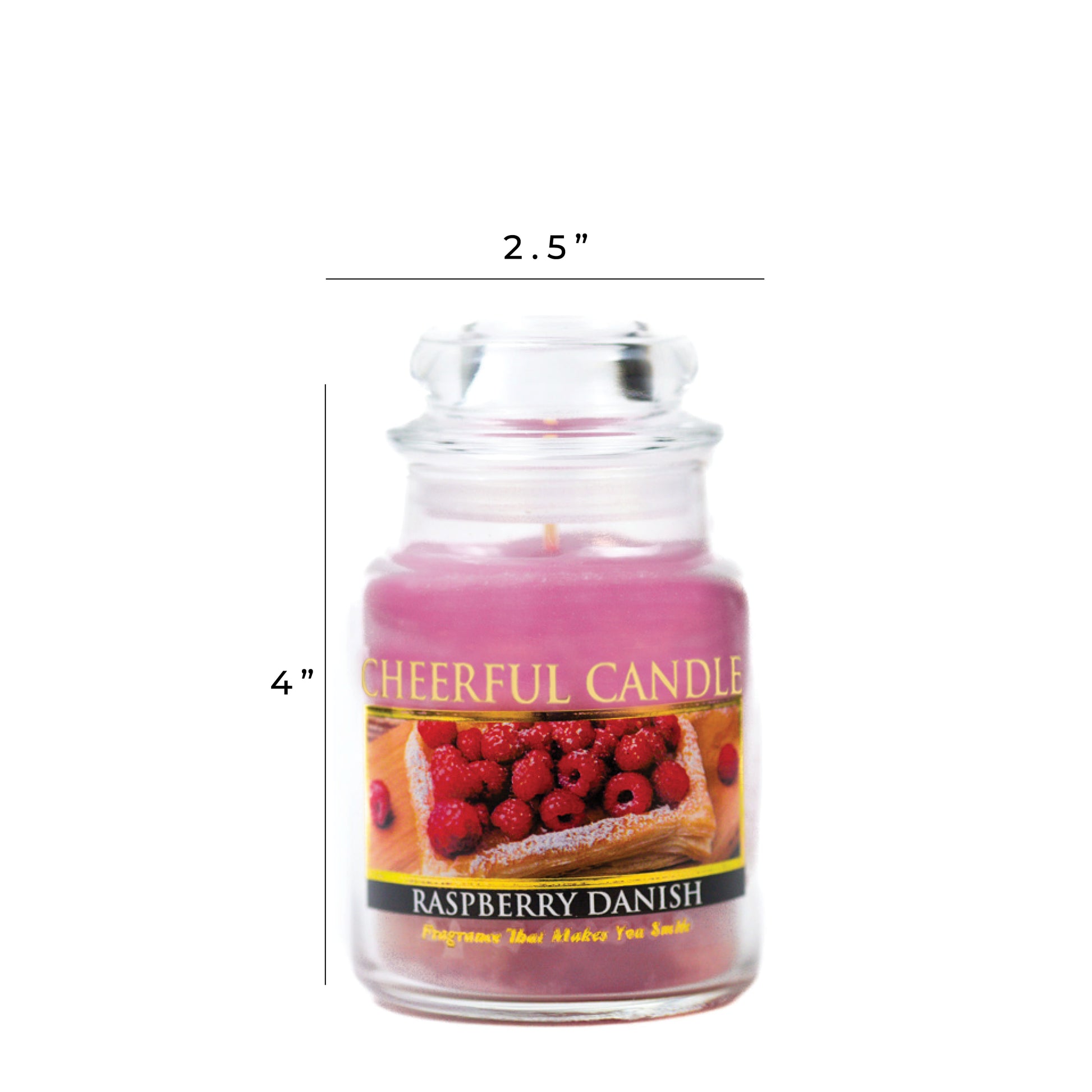 Raspberry Danish - 6 oz Cheerful Candle