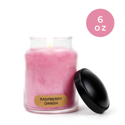 Raspberry Danish - 6 oz Baby Candle