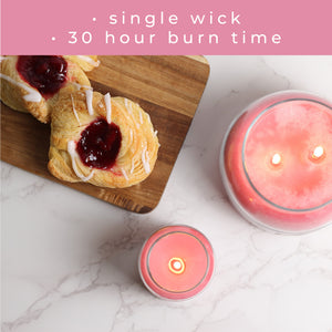 Raspberry Danish - 6 oz Baby Candle