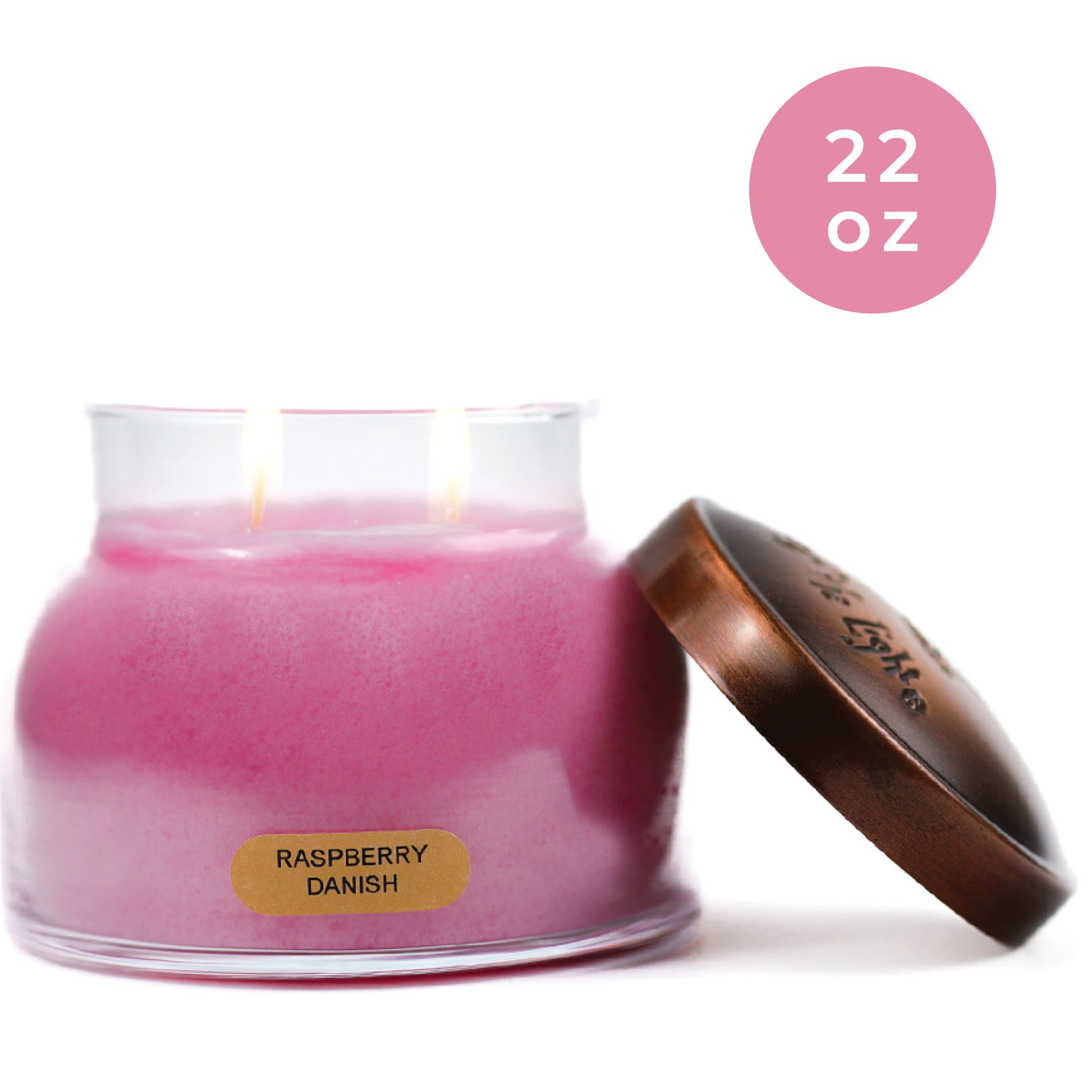 Raspberry Danish - 22 oz Mama Candle