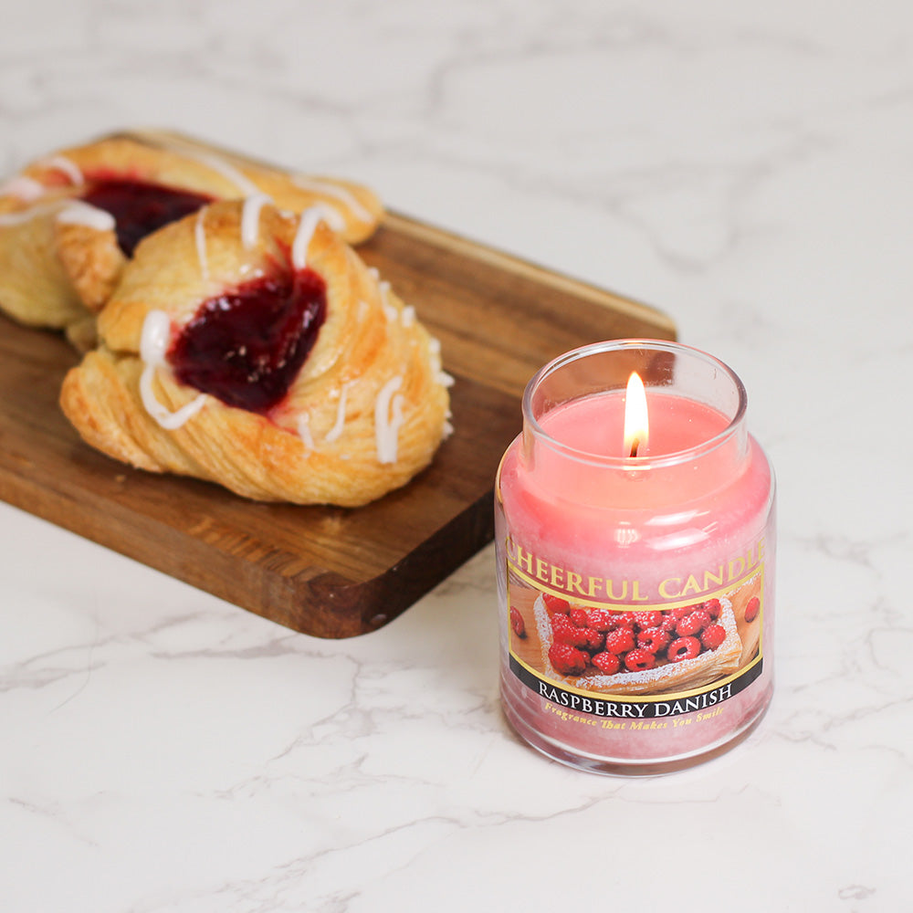 Raspberry Danish - 6 oz Cheerful Candle