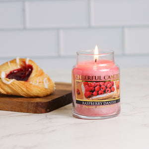 Raspberry Danish - 6 oz Cheerful Candle