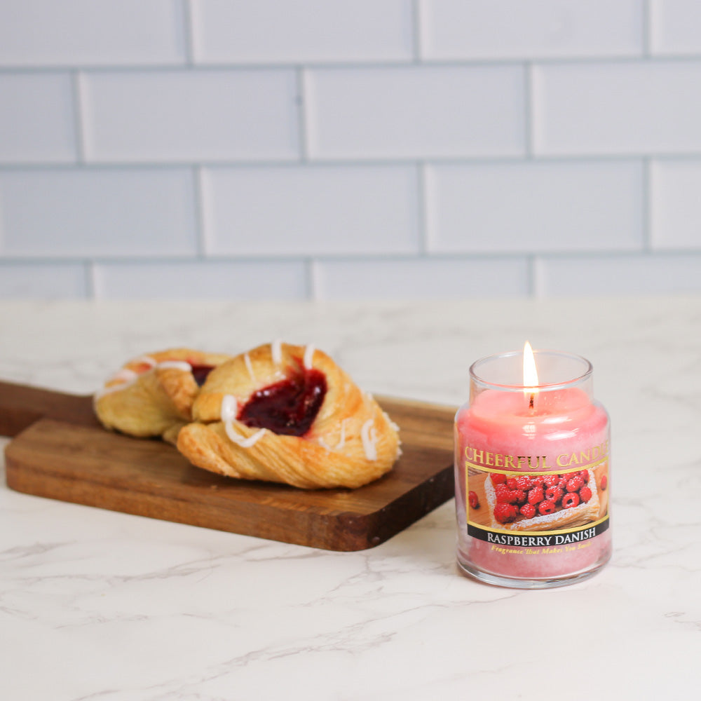 Raspberry Danish - 6 oz Cheerful Candle