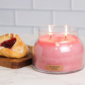 Raspberry Danish - 22 oz Mama Candle