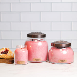 Raspberry Danish - 34 oz Papa Candle