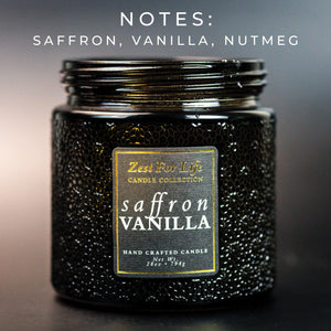 Saffron Vanilla - Zest For Life Candle