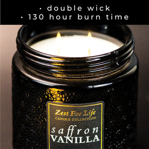 Saffron Vanilla - Zest For Life Candle