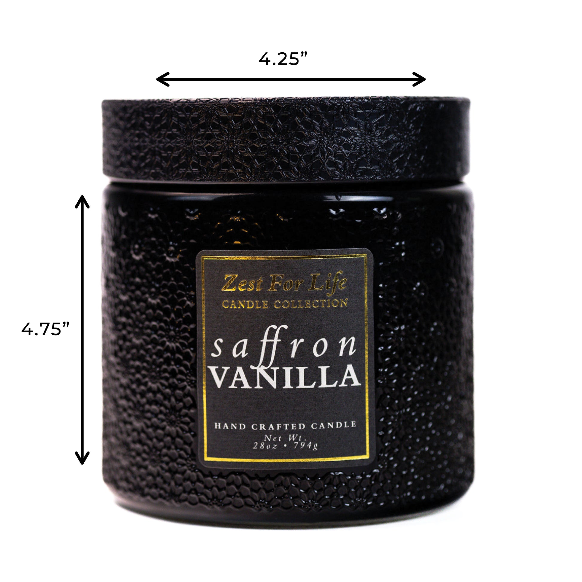 Saffron Vanilla - Zest For Life Candle