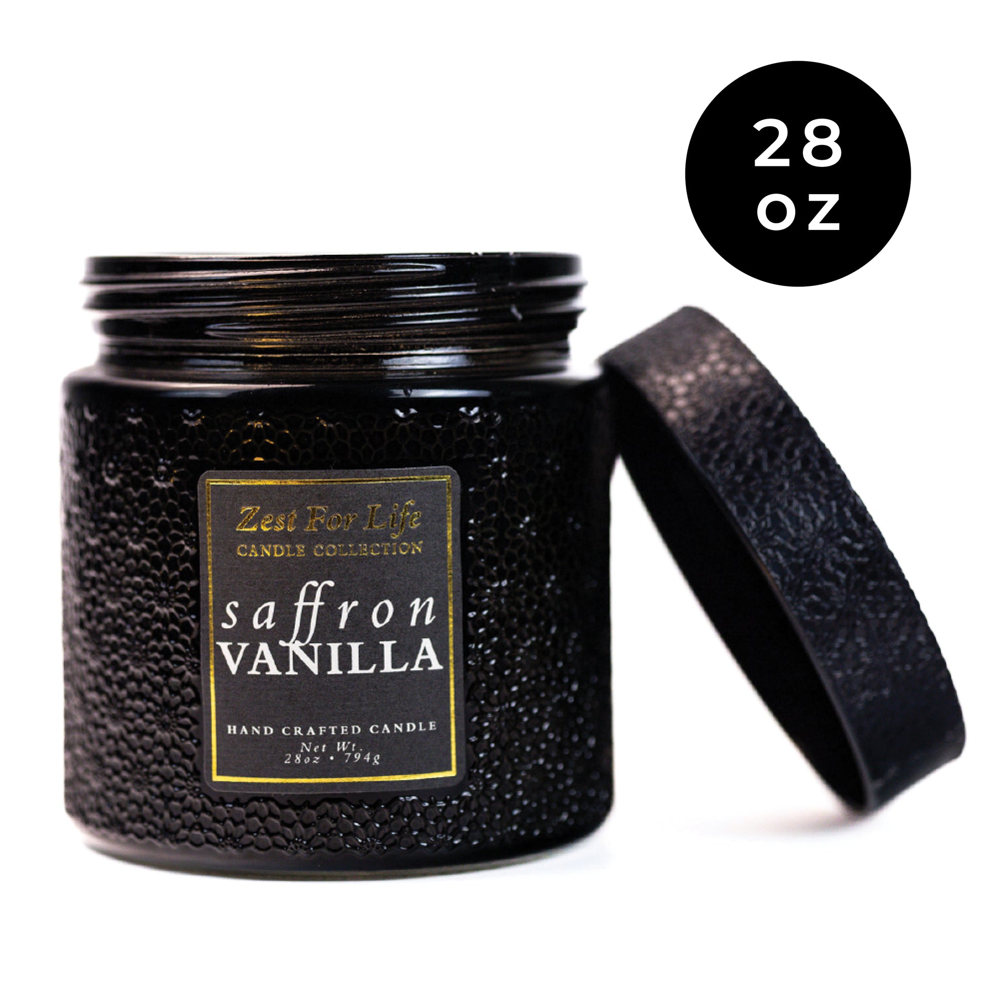 Saffron Vanilla - Zest For Life Candle