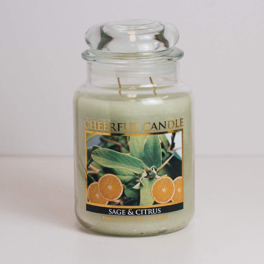 Sage & Citrus - 24 oz Cheerful Candle