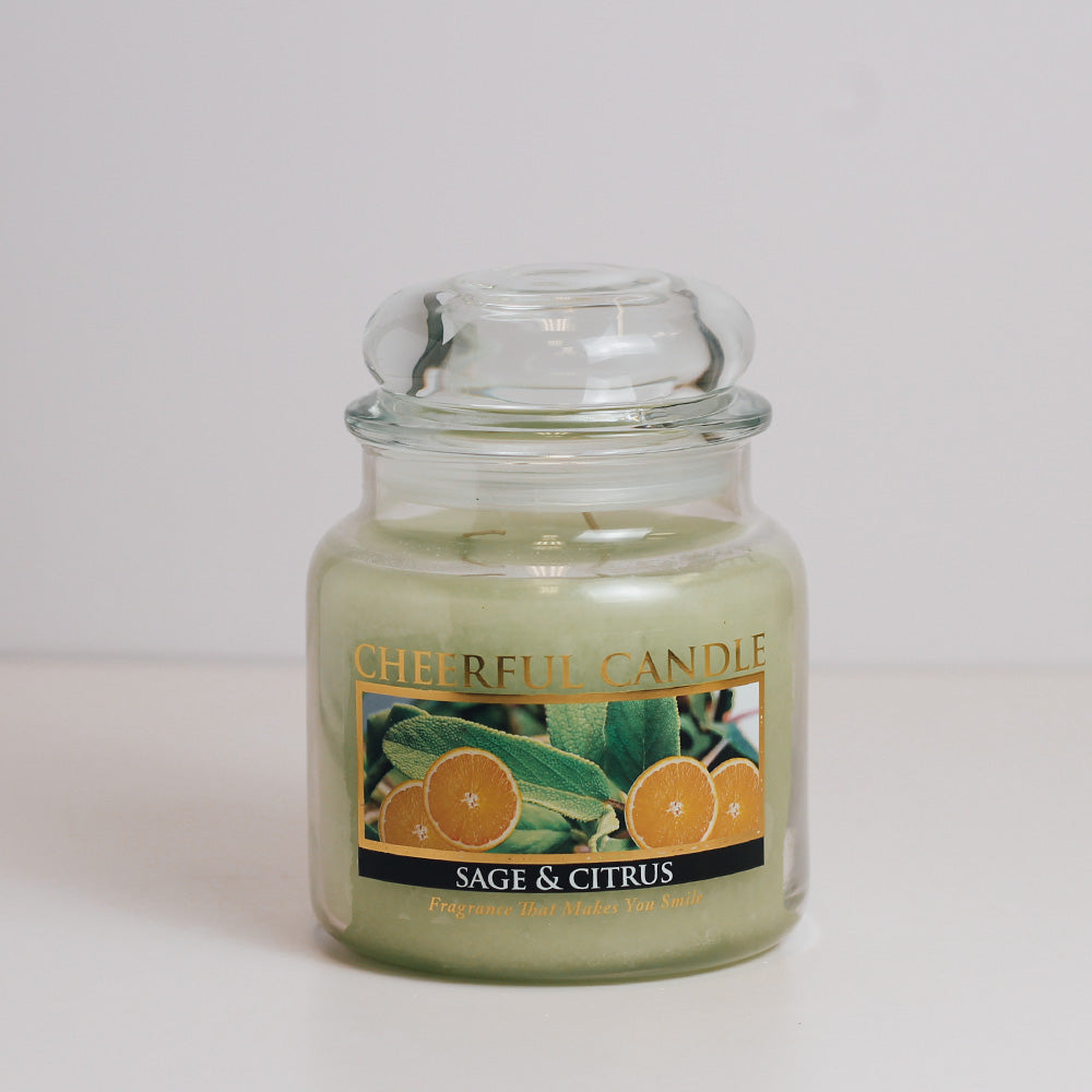 Sage & Citrus - 16 oz Cheerful Candle