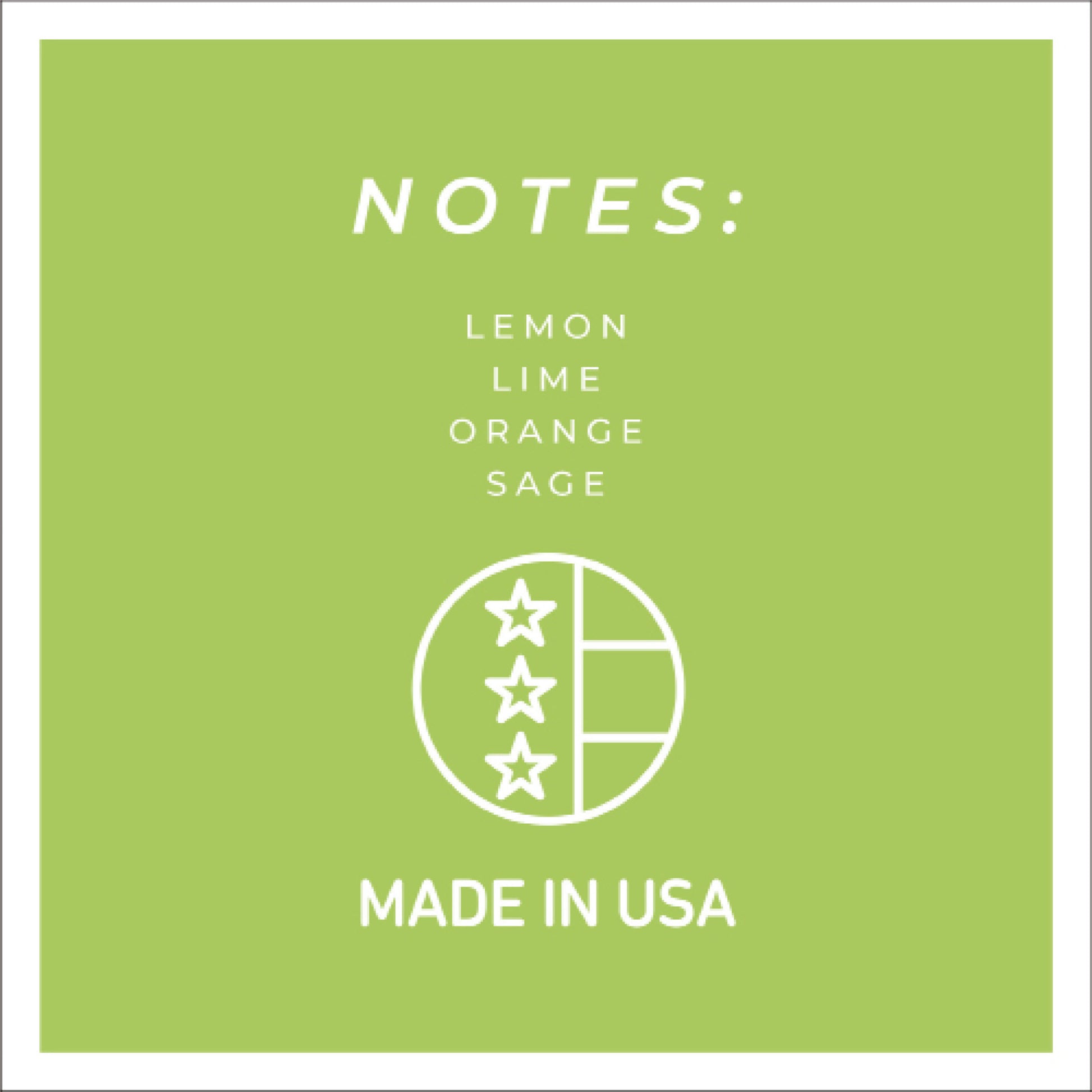 Sage & Citrus - 16 oz Cheerful Candle
