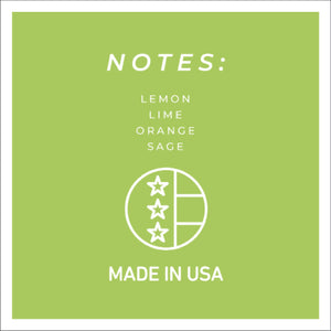 Sage & Citrus - 6 oz Cheerful Candle