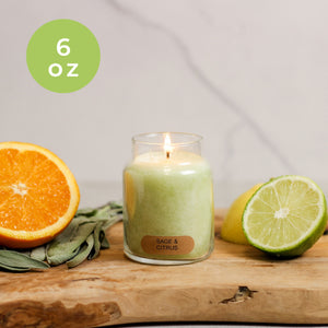 Sage & Citrus - 6 oz Baby Candle