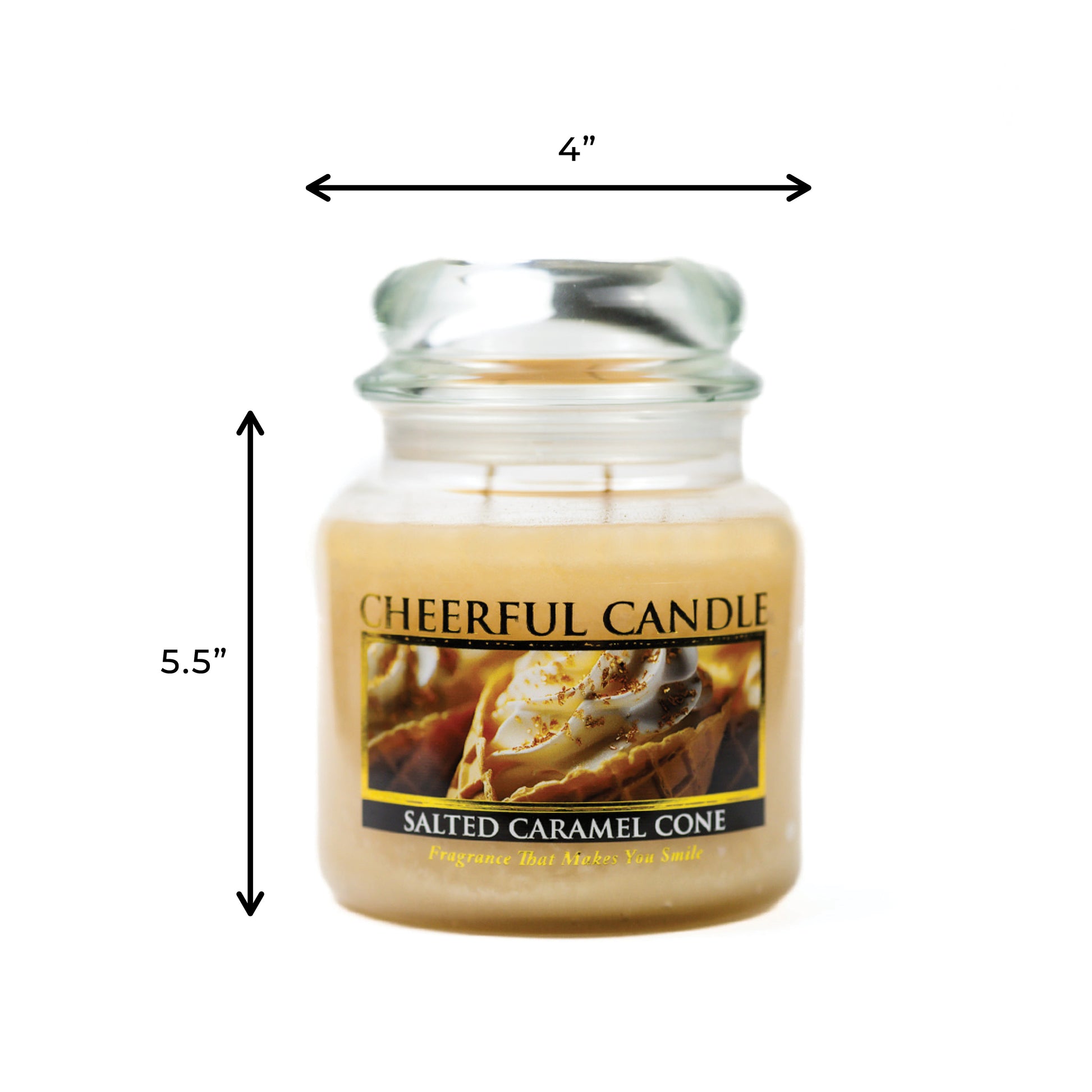 Salted Caramel Cone - 16 oz Cheerful Candle