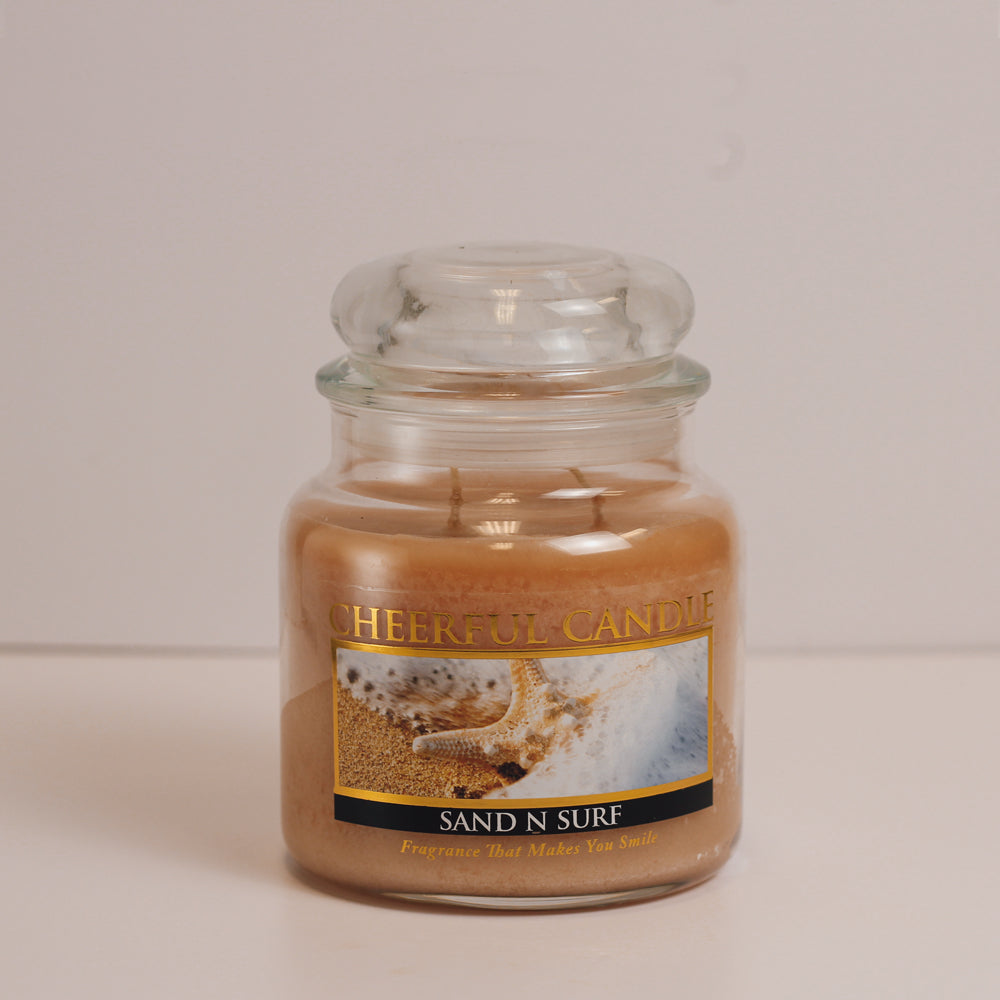 a cheerful giver Sand N Surf Scented Candle -16 oz Double Wick Cheerful Candle