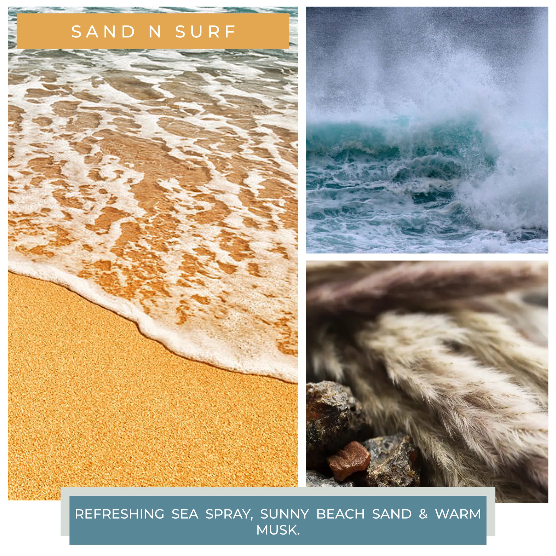 Sand N Surf - 6 oz Cheerful Candle