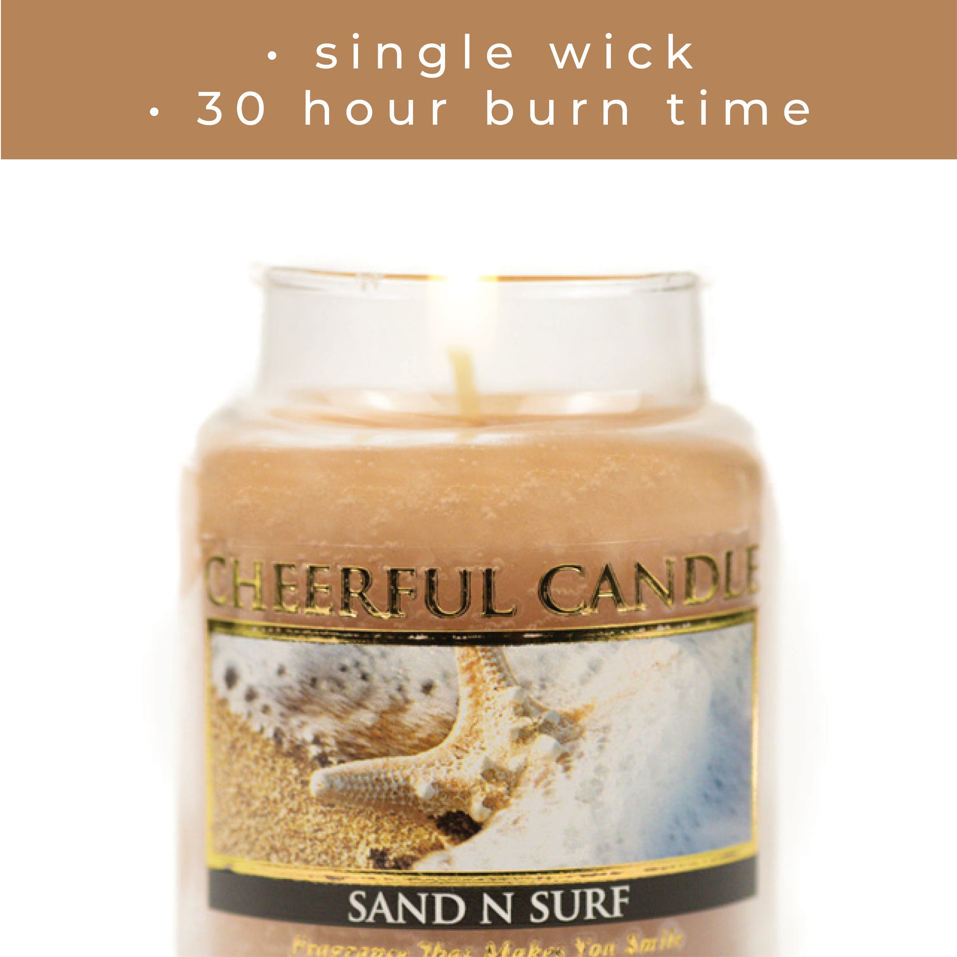 Sand N Surf - 6 oz Cheerful Candle