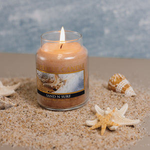 Sand N Surf Scented Candle - 6 oz, Single Wick, Cheerful Candle