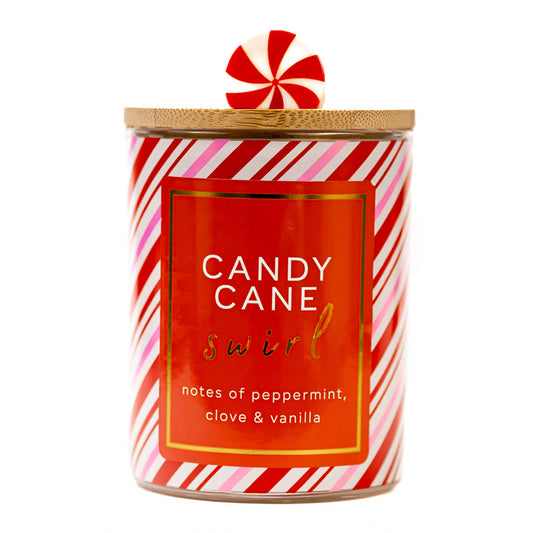 Candy Cane Swirl - Seasonal Candle