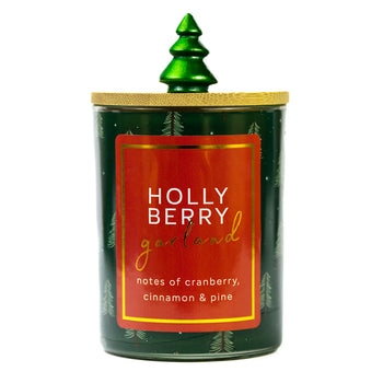 Holly Berry Garland - Seasonal Candle