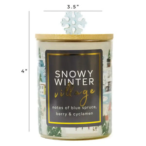 Seasonal Candle (10oz.) - Snowy Winter Village