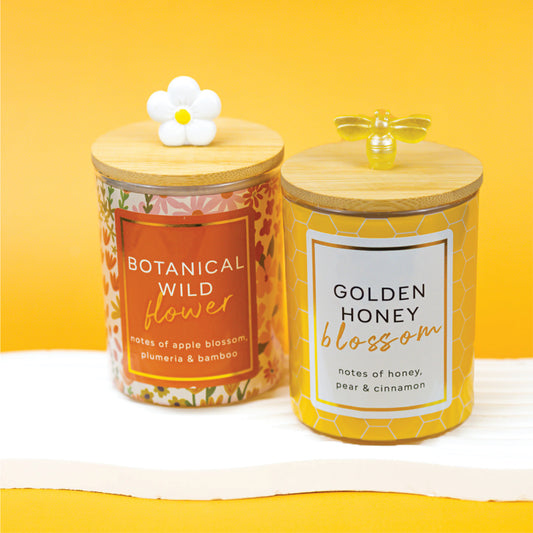 Botanical Wild Flower - Seasonal Candle - Product Image by A Cheerful Giver