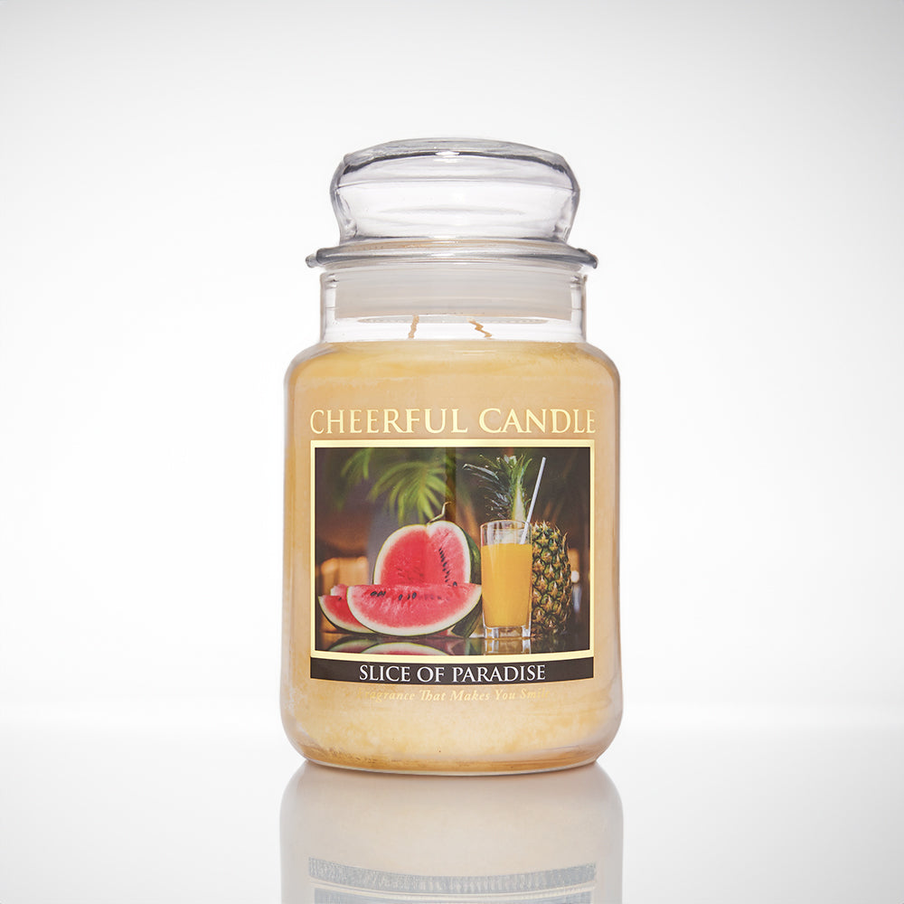 Slice of Paradise Scented Candle -24 oz, Double Wick, Cheerful Candle