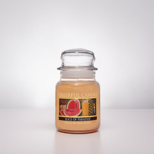 Slice of Paradise Scented Candle - 6 oz, Single Wick, Cheerful Candle