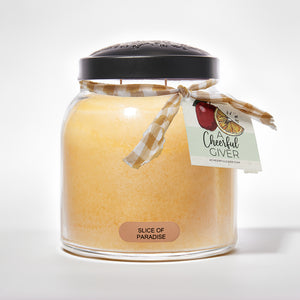 Slice of Paradise Scented Candle - 34 oz, Double Wick, Papa Jar
