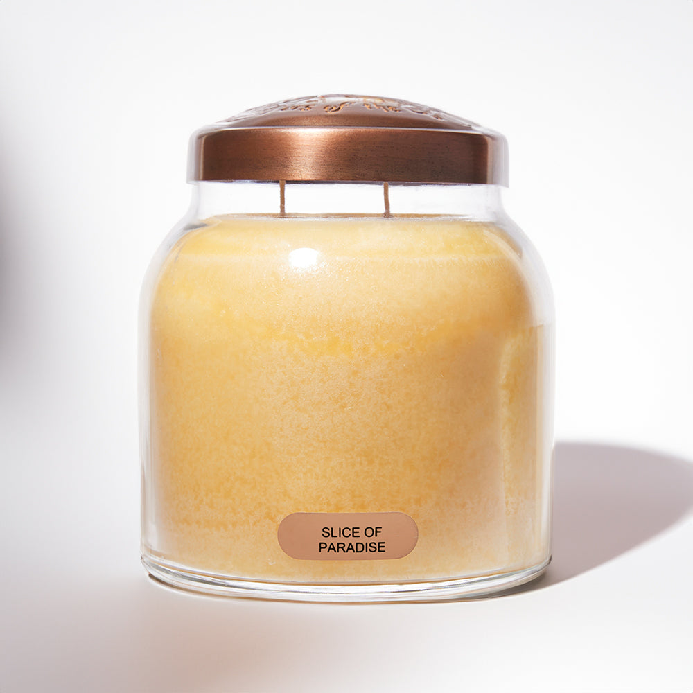 Slice of Paradise Scented Candle - 34 oz, Double Wick, Papa Jar
