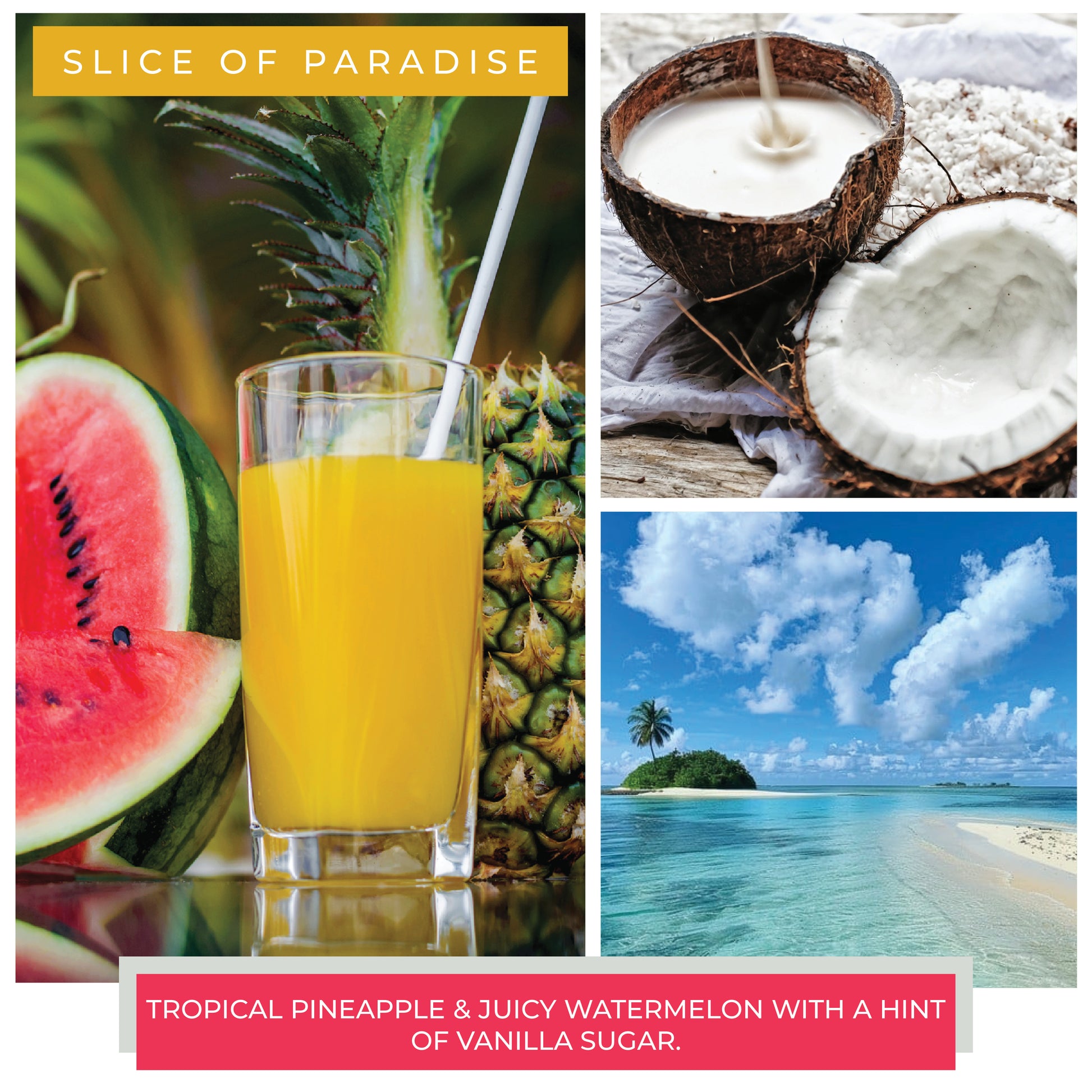 Slice of Paradise - 24 oz Cheerful Candle