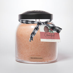Snickerdoodle Scented Candle - 34 oz, Double Wick, Papa Jar
