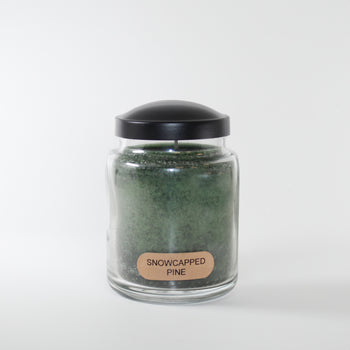 Snowcapped Pine Scented Candle - 6 oz, Single Wick, Baby Jar