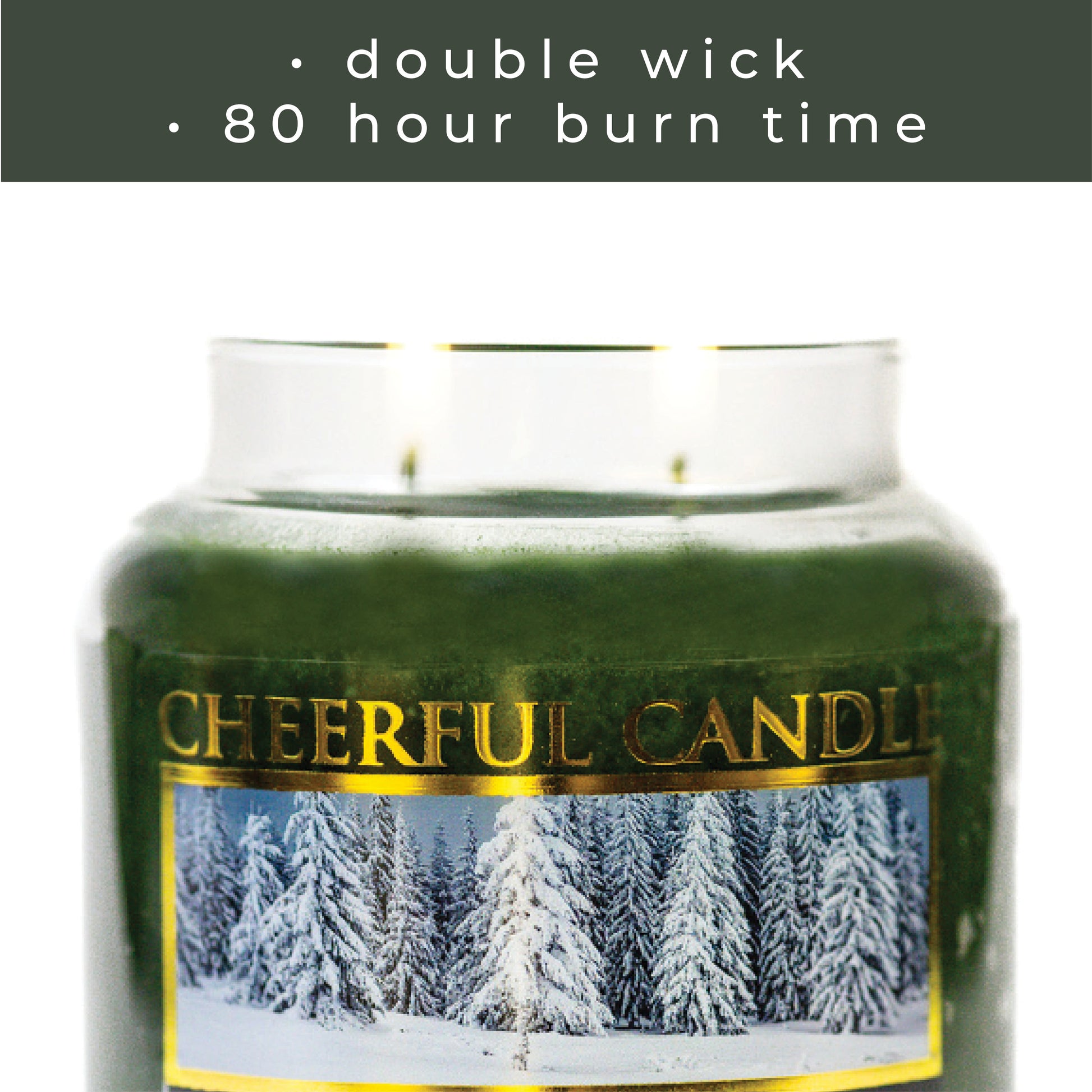Snowcapped Pine - 16 oz Cheerful Candle