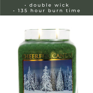 Snowcapped Pine - 24 oz Cheerful Candle