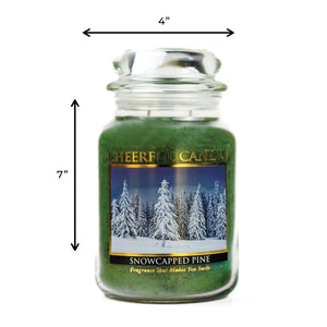 Snowcapped Pine - 24 oz Cheerful Candle