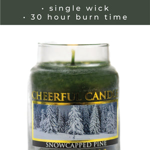 Snowcapped Pine - 6 oz Cheerful Candle