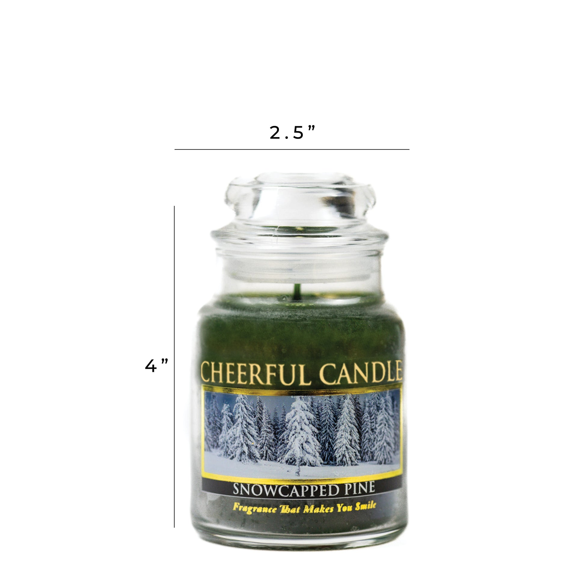 Snowcapped Pine - 6 oz Cheerful Candle