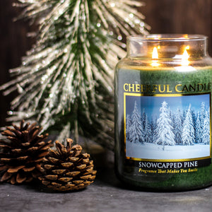 Snowcapped Pine - 24 oz Cheerful Candle