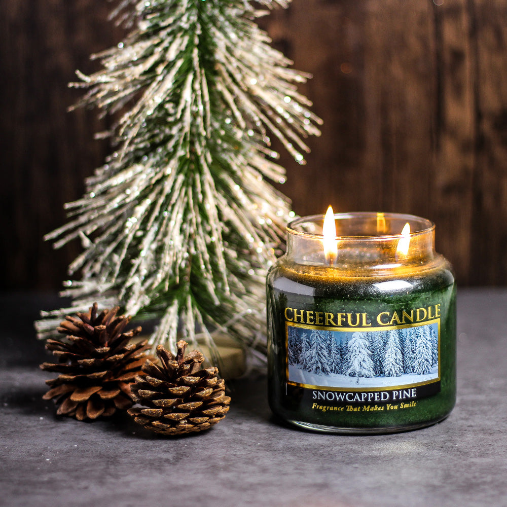 Snowcapped Pine - 16 oz Cheerful Candle