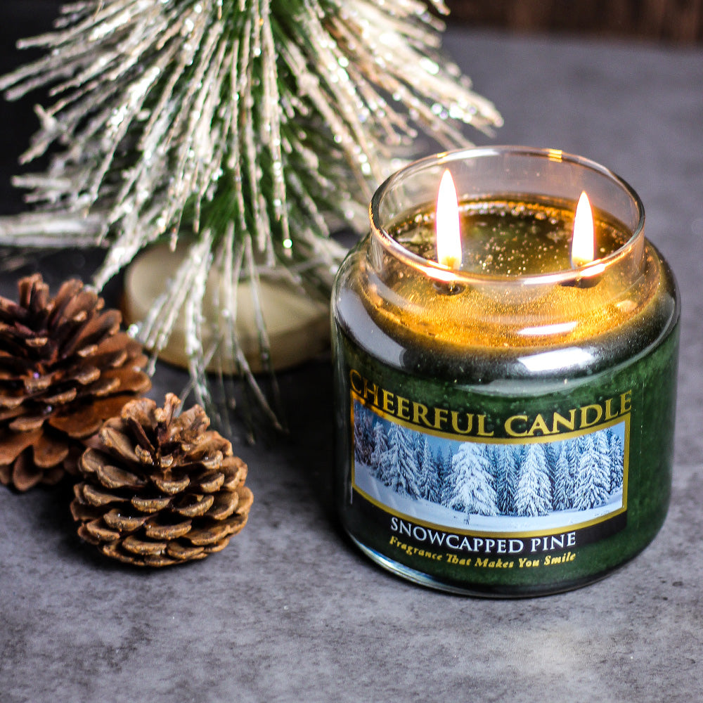 Snowcapped Pine - 16 oz Cheerful Candle