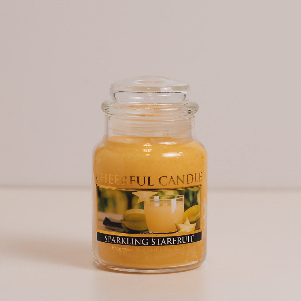 Sparkling Starfruit Scented Candle - 6 oz, Single Wick, Cheerful Candle