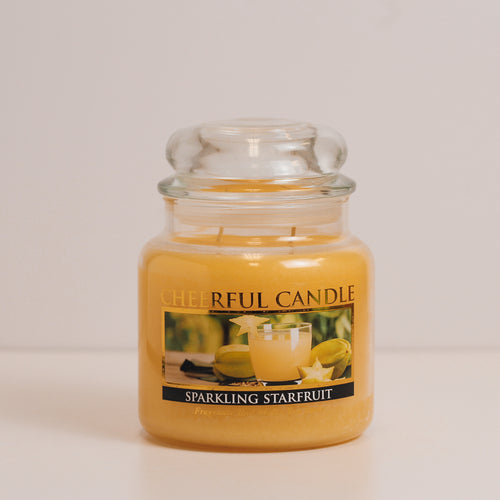 Sparkling Starfruit Scented Candle -16 oz, Double Wick, Cheerful Candle